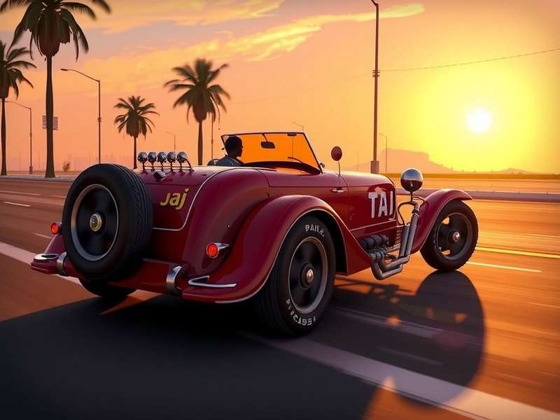 Taj Sunset Speedster Gameplay Screenshot